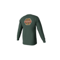 Youth Camo Logo Long Sleeve Pocket Tee - Duck Green