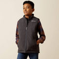 Youth Crius Insulated Vest - Phantom Heather