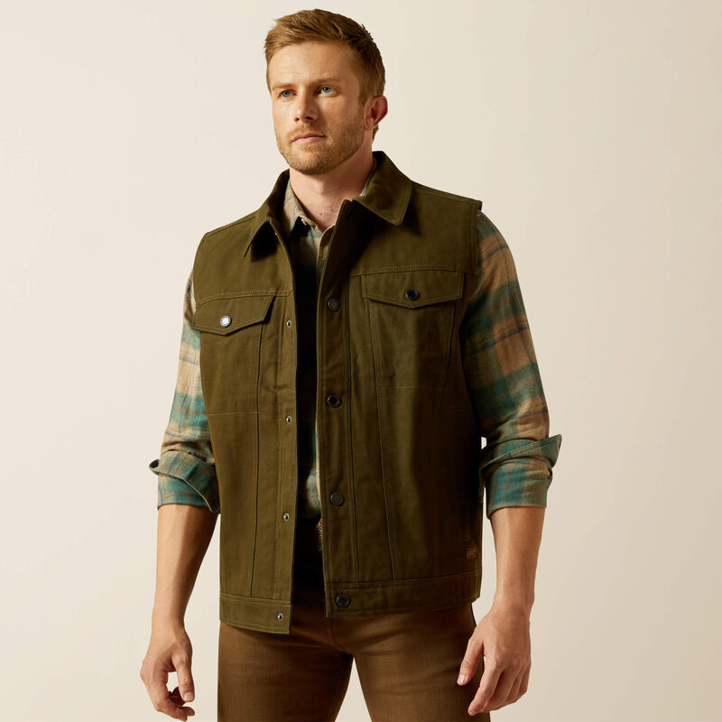 Canvas Rancher Vest - Desert Sand
