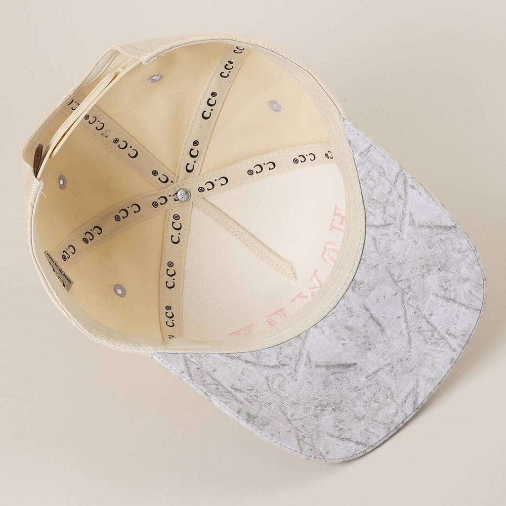 Howdy Trucker Hat - Pink & Camo