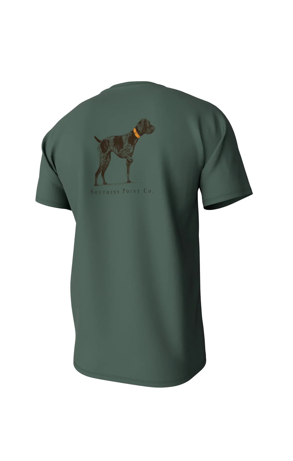Youth Greyton Detail Short Sleeve Pocket Tee - Duck Green