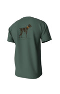 Youth Greyton Detail Short Sleeve Pocket Tee - Duck Green