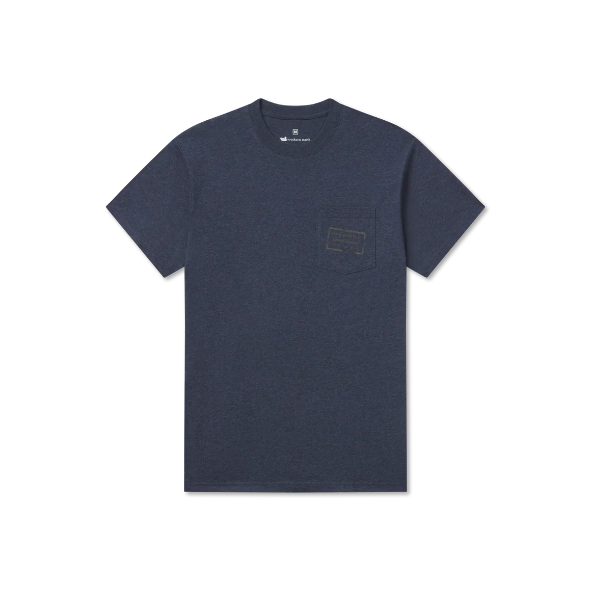 Authentic Tee - Heathered - Washed Lunar Navy