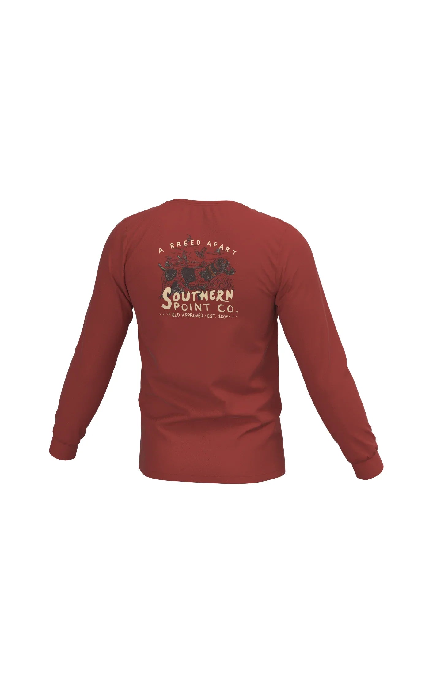 A Breed Apart Long Sleeve Pocket Tee - Chili Oil