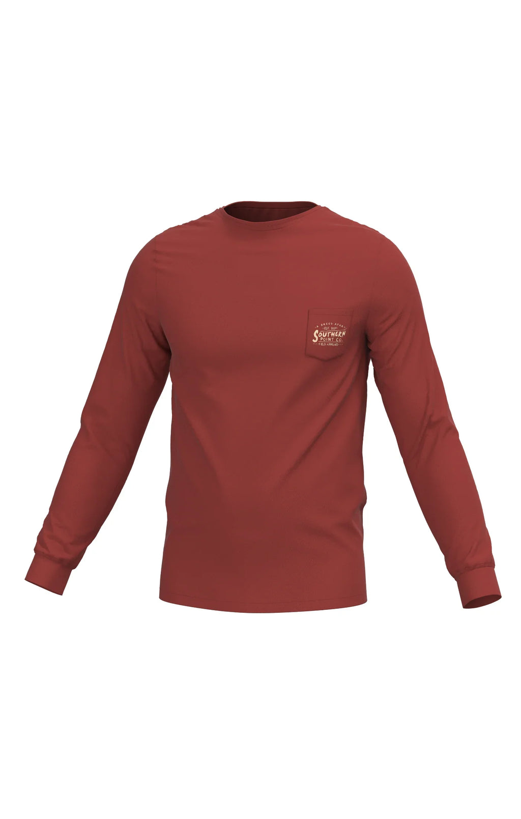 A Breed Apart Long Sleeve Pocket Tee - Chili Oil