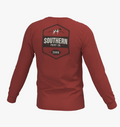 Greyton Badge Long Sleeve Pocket Tee - Chili Oil