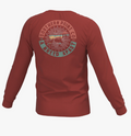Vintage Patch Long Sleeve Pocket Tee - Chili Oil