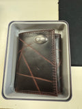 WRINKLE TRIFOLD WALLET - PEANUT