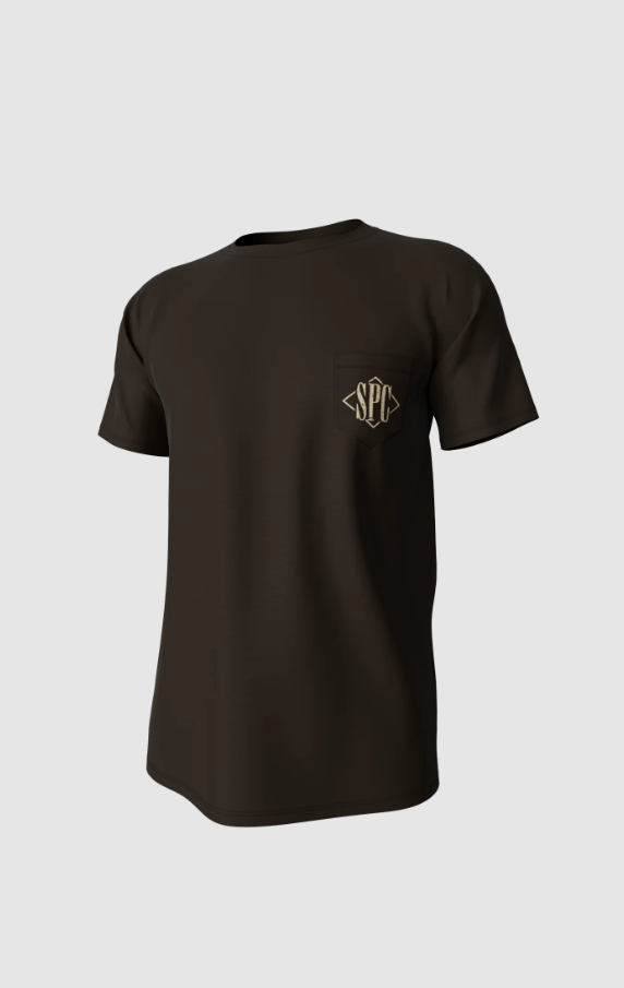 Youth Diamond Quail Short Sleeve Pocket Tee - Gunstock