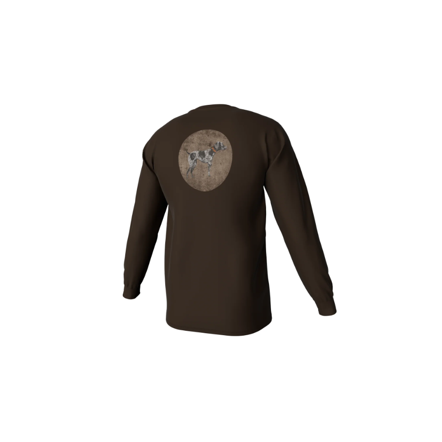 Vintage Circle Greyton Long Sleeve Pocket Tee - Gunstock