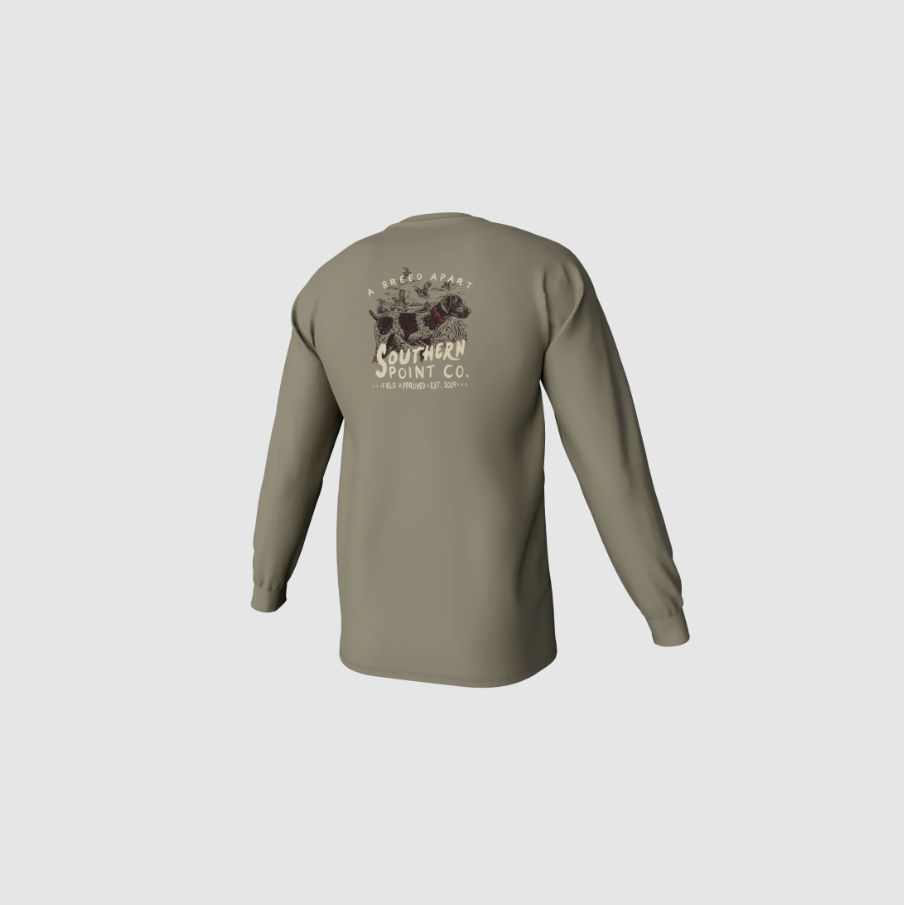 A Breed Apart Long Sleeve Pocket Tee - Laurel Oak