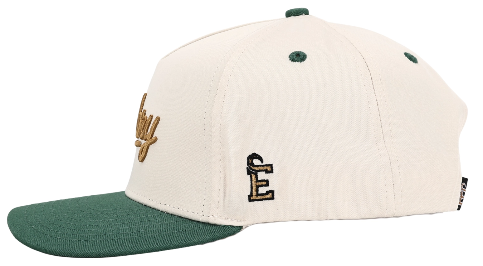 3D Logo - Cream & Green