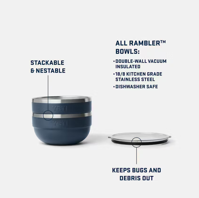 Rambler® Insulated Bowl Set - Cape Taupe
