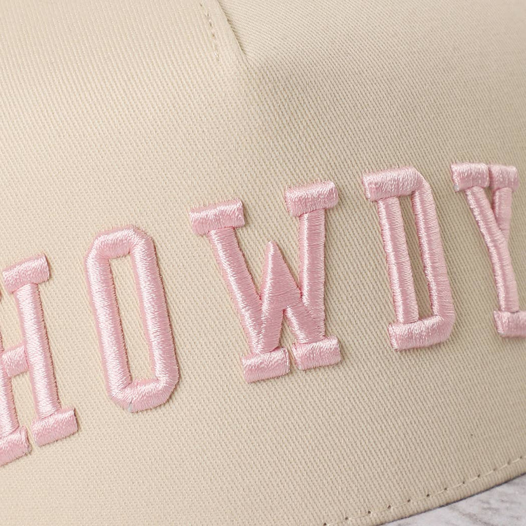 Howdy Trucker Hat - Pink & Camo
