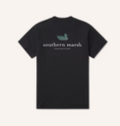 SS Tee Authentic Tee Heathered - Washed Graphite